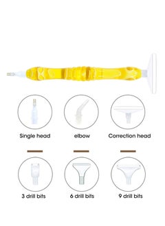 Y&D Diamond Painting Pens, Anti-Slip Resin 5d Art Pen with 6 Pcs Heads for DIY Craft Embroidery Accessories  - Image 5
