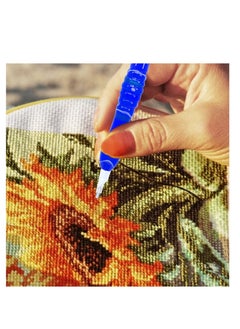 Y&D Diamond Painting Pens, Anti-Slip Resin 5d Art Pen with 6 Pcs Heads for DIY Craft Embroidery Accessories  - Image 2