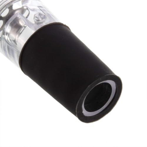 Bridge2shopping Wine Aerator Pourer, Premium Clear Glass and Black Design, Quick Decanter Spout - Image 5