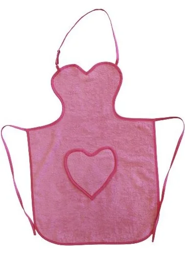 Ender Home Kitchen Apron Loop Towel Adjustable Strap Heart Pocket Apron