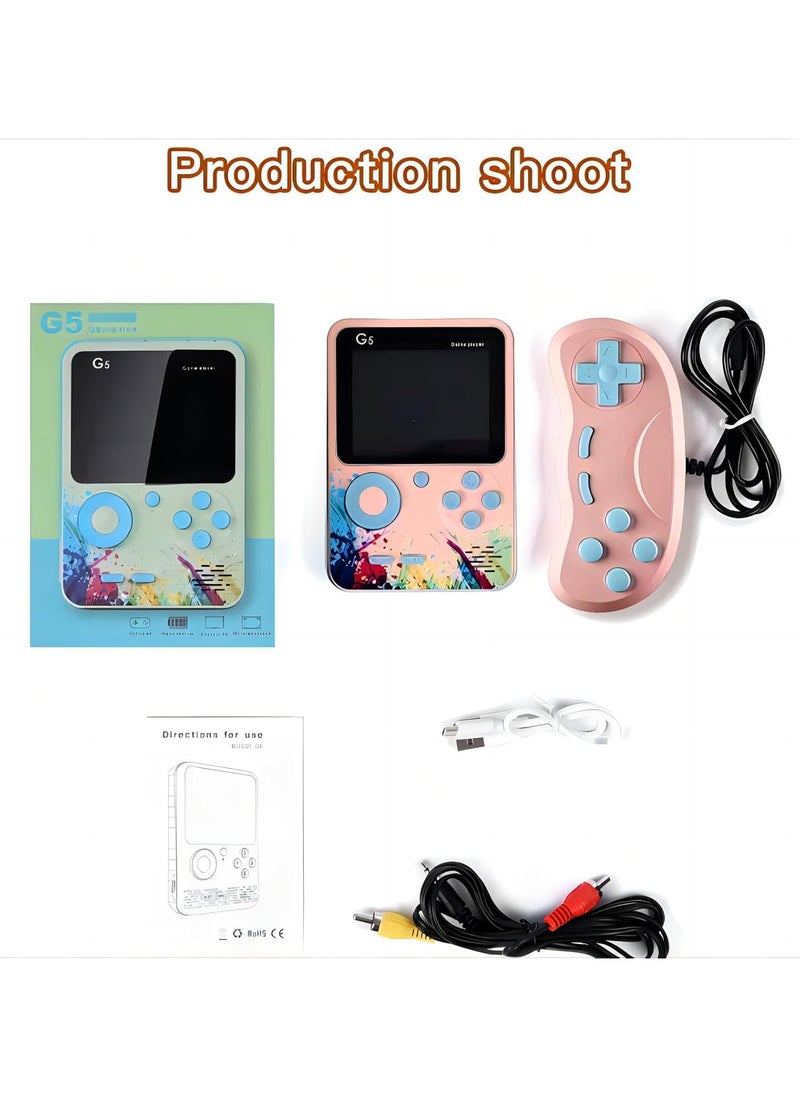 G5 - Handheld Classical Game Console  G5 500 in 1 Retro Game Box ,Can Play On TV, 500 Games Like Contra, Tank, Bomber Man Etc - Image 1