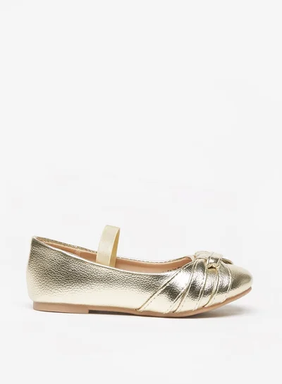 فلورا بيلا من شو إكسبرس Girl's Mary Jane Shoes with Bow Accent and Elasticated Strap