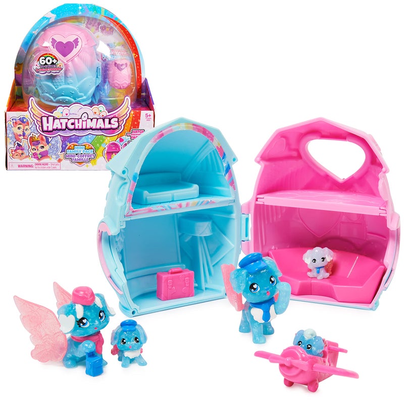 Hatchimals CollEGGtibles Family Pack Home Playset with 3 Characters and up to 3 Surprise Babies Style May Vary Kids Toys for Girls Ages 5 and up - Image 2