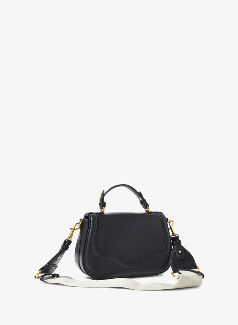 Styli  Black Canvas Strap Crossbody Bag for Women | Best Price UAE