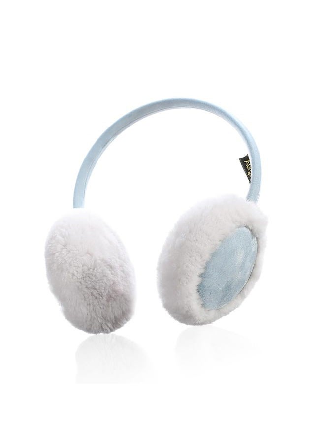 Aurya Kids Classic Ear Warmers/Earmuffs-Winter Faux Fur Warm Ear Muffs for Boys and Girls (Light Blue) - Image 1