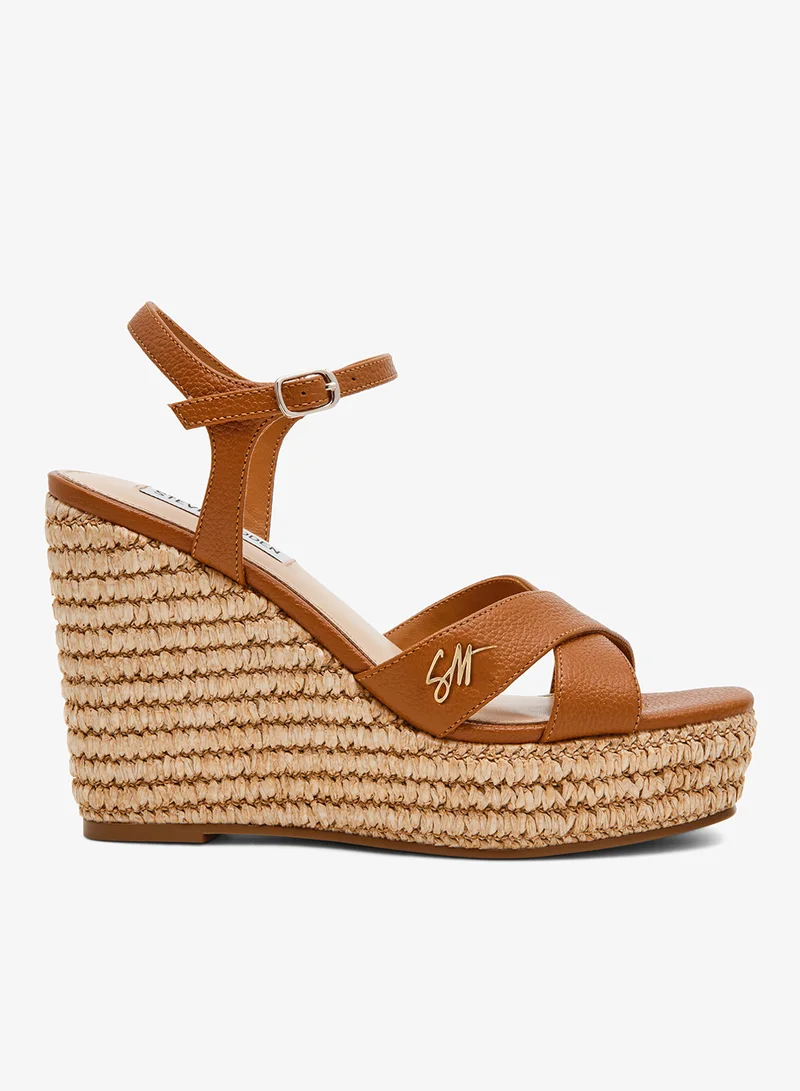 STEVE MADDEN Ankle Strap Wedge Heels