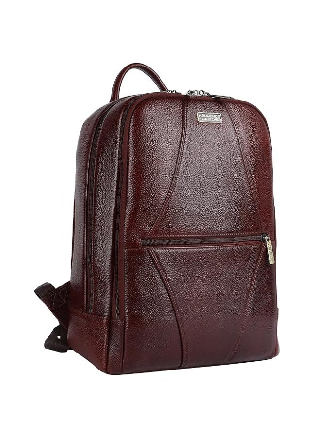 HAMMONDS FLYCATCHER Genuine Leather 15.6 inch laptop Backpack - Image 1