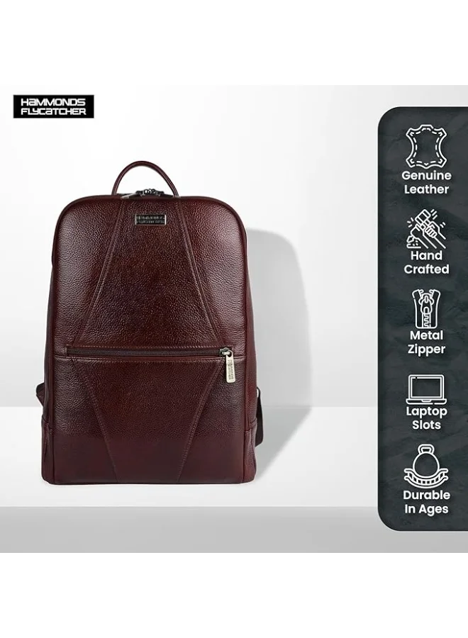 HAMMONDS FLYCATCHER Genuine Leather 15.6 inch laptop Backpack