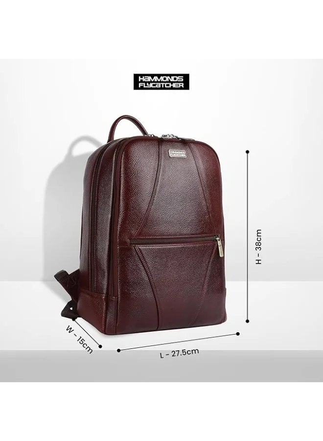 Hammonds Flycatcher  Genuine Leather 15.6 inch laptop Backpack  | Best Price UAE