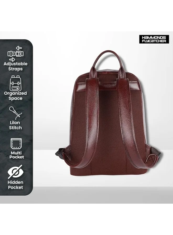 Hammonds Flycatcher  Genuine Leather 15.6 inch laptop Backpack  | Best Price UAE