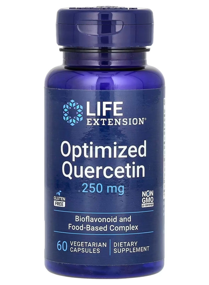 لايف إكستنشن تمديد الحياة، كيرسيتين مُحسَّن، 250 مجم، 60 كبسولة نباتية - Image 1