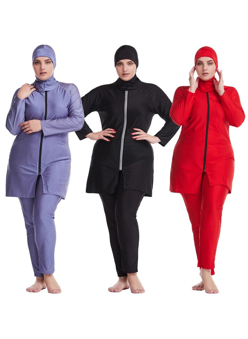 Loquat Muslim lady traditional fashion swimwear swimsuit - Image 5