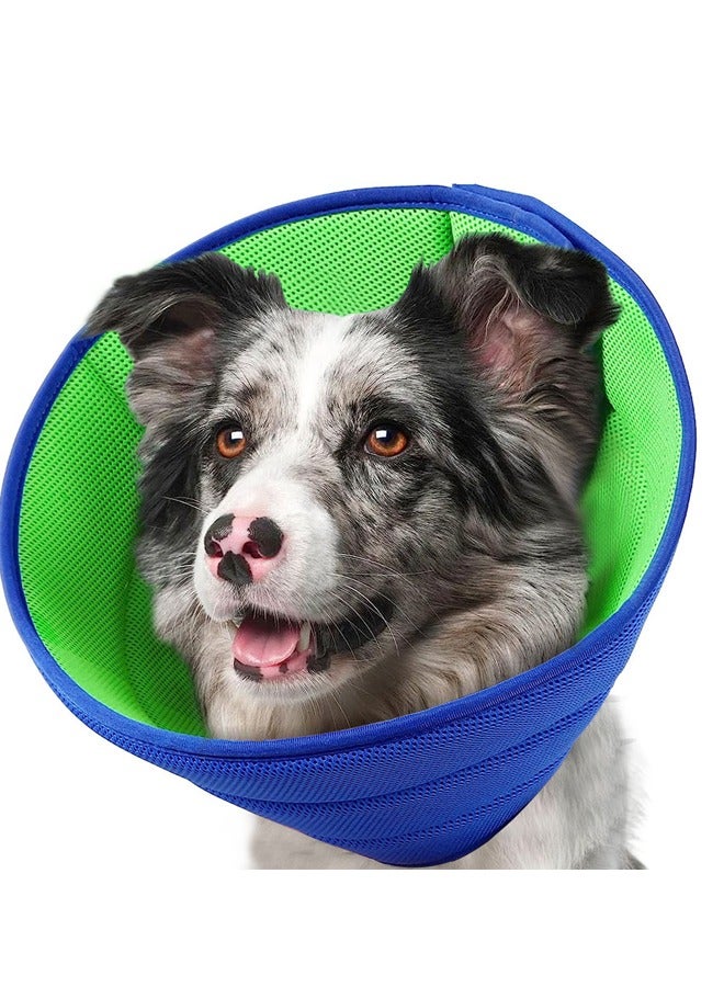 Dog Cone Collar for Dog After Surgery, Adjustable Dog Recovery Cone Collar for Large Medium Small Dogs, Prevent Pet Puppy Bite Licking Scratching Touching, Help Dog Healing from Wound L - Image 1