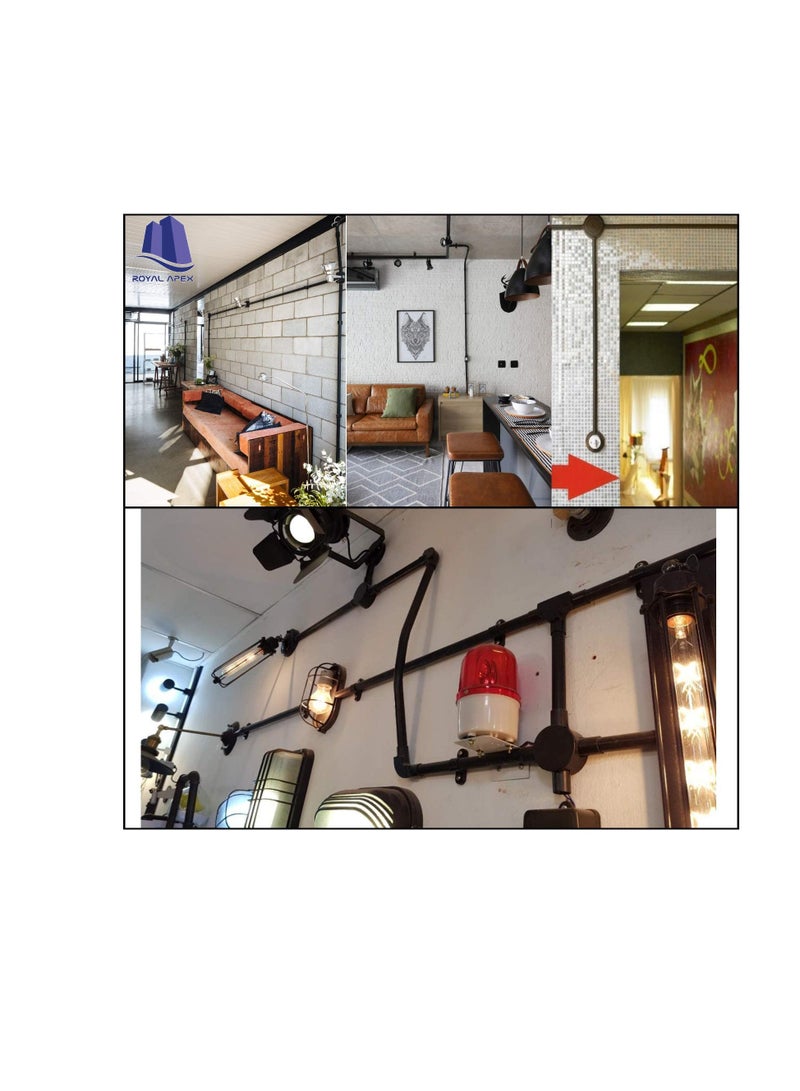 PVC Electrical Conduit Pipe & Fittings for Indoor and Outdoor Electrical Wiring and Cabling (Pack of 9) (90cmx32mm, Pipe) - Image 2