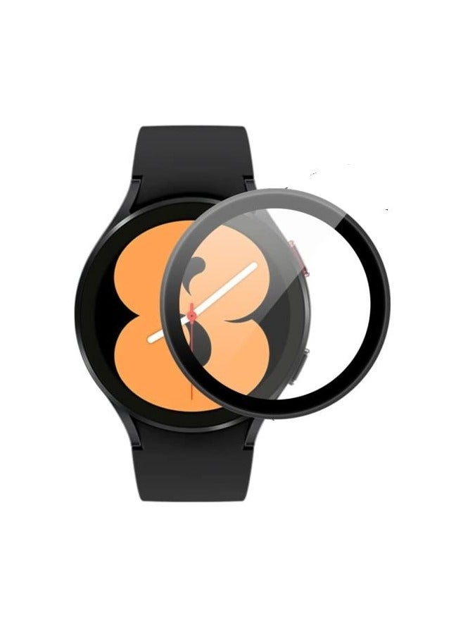 Screen Protector for Sansung Galaxy Watch 4 42mm Scratch Resistant 3D Total Coverage Bubble Free Pet HD Flexible Transparent Screen Protector Film - Image 1