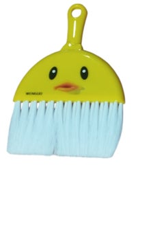 Generic Multipurpose Small Yellow Duck Design Broom and Dustpan Set for Surface Cleaning, 1 Piece Multicolor  - Image 4