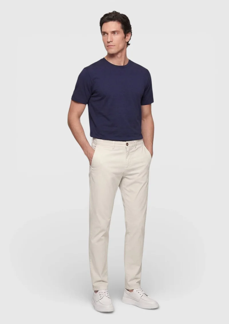 Ramsey Navy Blue Plain T-Shirt