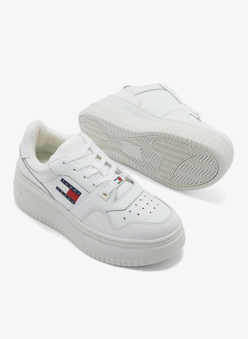 TOMMY JEANS Retro Basket Flatform Low Top Sneakers