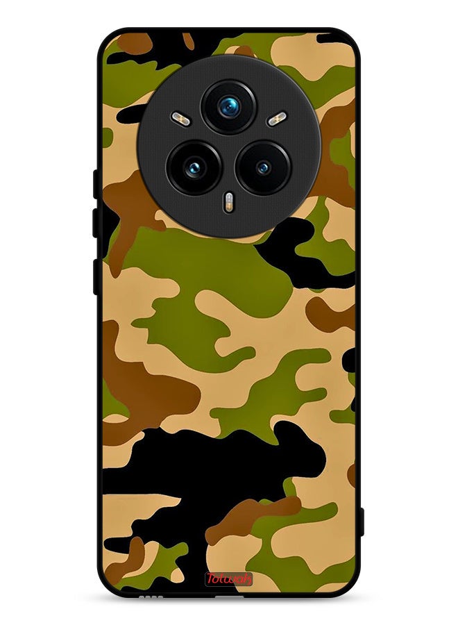 Tolwak Realme 14 Pro Plus 5G Protective Case Cover Camouflage Abstract Digital Pattern