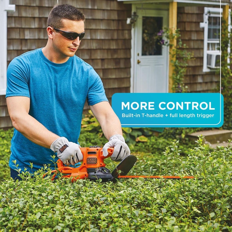 BLACK+DECKER Electric Hedge Trimmer, 16-Inch (BEHT100) - Image 3