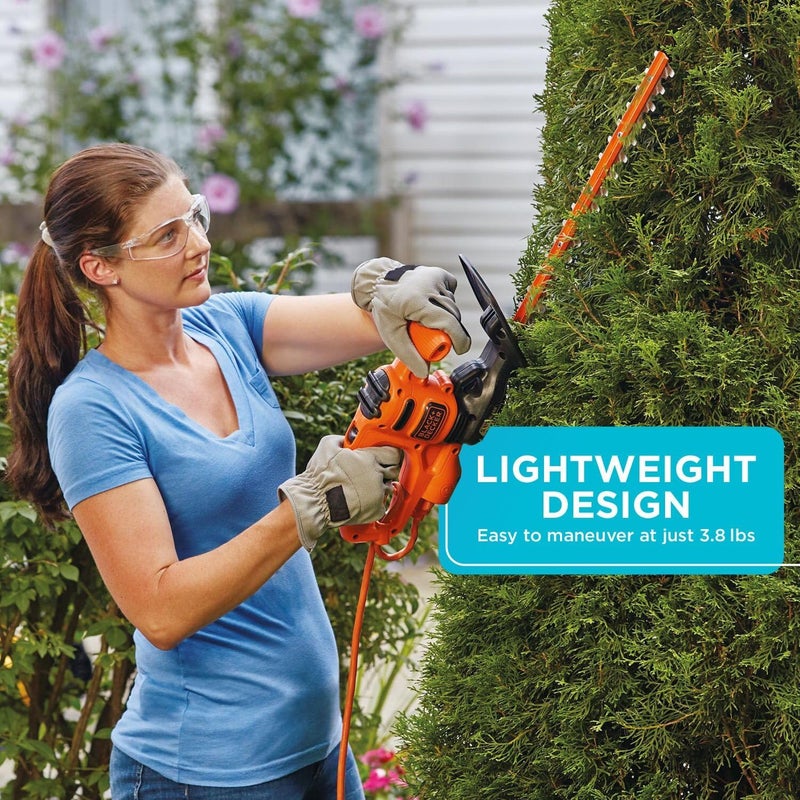 BLACK+DECKER Electric Hedge Trimmer, 16-Inch (BEHT100) - Image 4