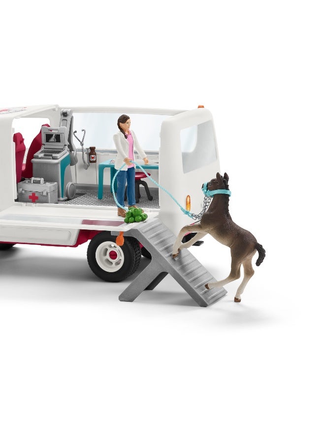 Schleich مجموعة طبيب بيطري متنقل من شلايش مع مهر هانوفرين - Image 4