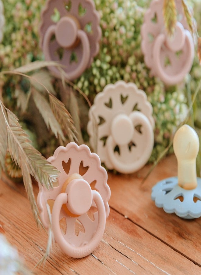 FRIGG Andersen Fairytale Natural Rubber Baby Pacifier | Made in Denmark | BPA-Free (Cream/Blush, 0-6 Months) - Image 5