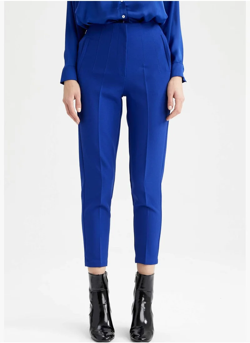 DeFacto Slim Fit High Waisted Chinos