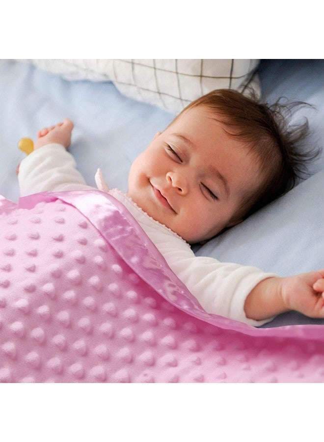 Pro Goleem Baby Blanket with Pink Elephant Security Blanket Newborn Girl Gifts Set - Image 3