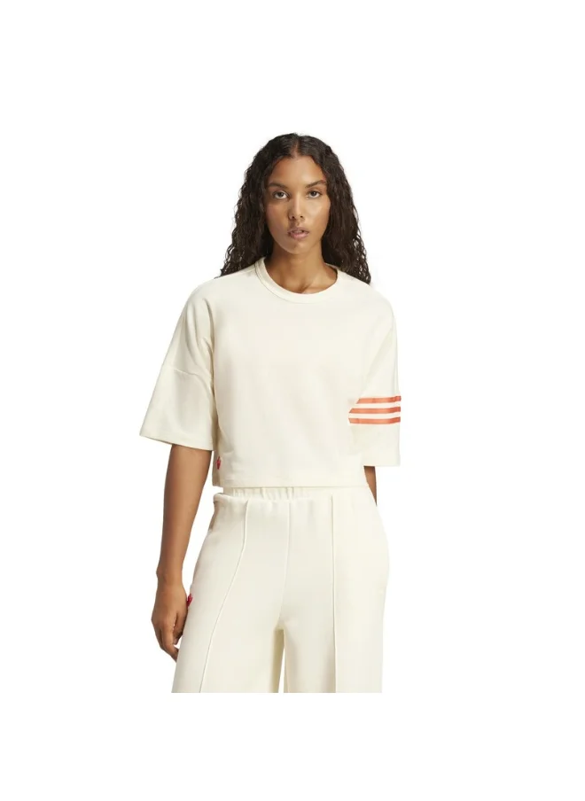 اديداس adidas NEUCL TEE White Originals Women T-SHIRTS