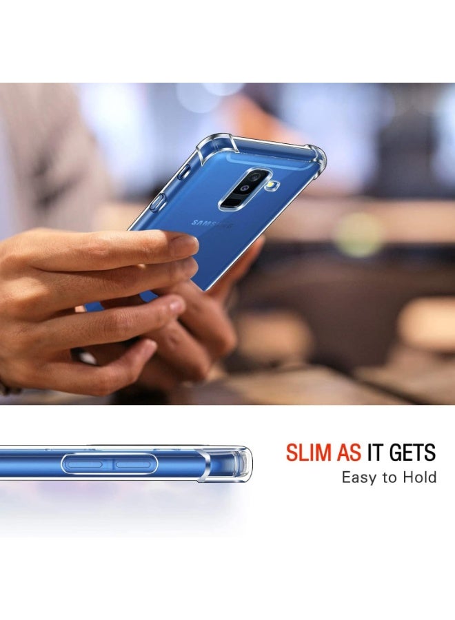 Shockproof Clear Case Compatible with Samsung Galaxy A6 Plus - J8 2018 - Image 2