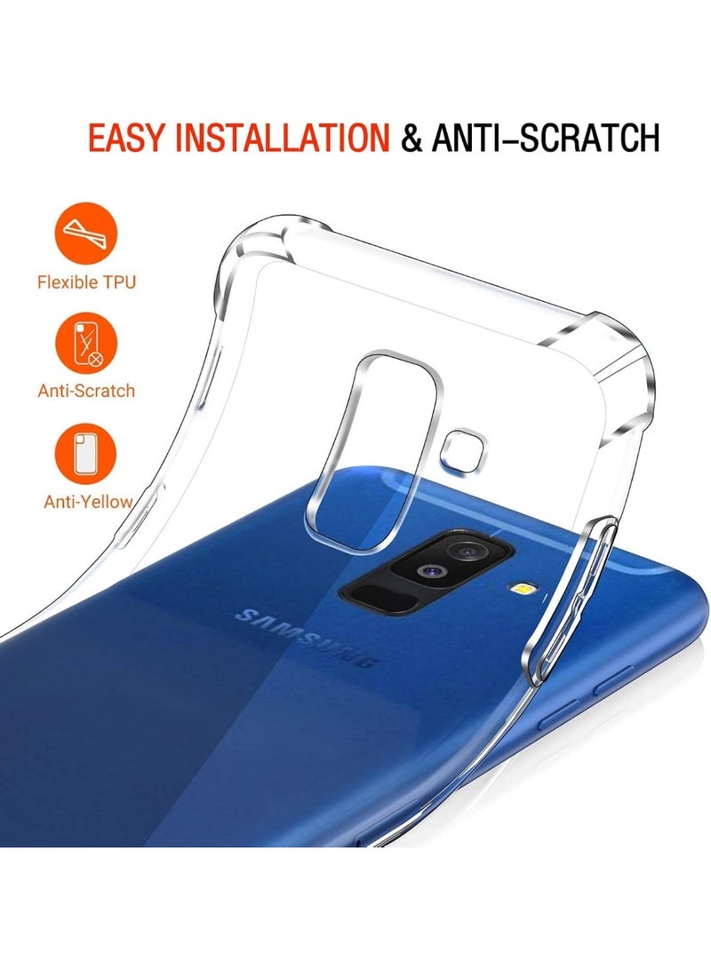 Shockproof Clear Case Compatible with Samsung Galaxy A6 Plus - J8 2018 - Image 3