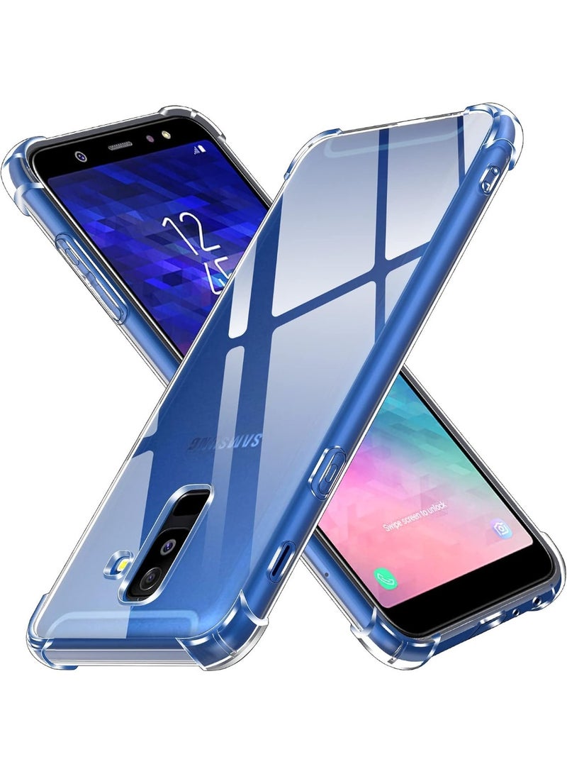 Shockproof Clear Case Compatible with Samsung Galaxy A6 Plus - J8 2018 - Image 1