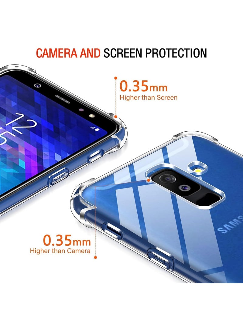 Shockproof Clear Case Compatible with Samsung Galaxy A6 Plus - J8 2018 - Image 5