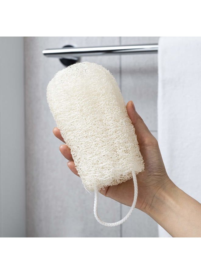 FAAY 4 Pcs Premium Natural Exfoliating Loofah Sponge: 6" Eco-friendly Unbleached Luffa Body Scrubber Rejuvenating Your Skin for Men and Women. Paraben Free Bath Sponge, Shower Loofah - Image 3