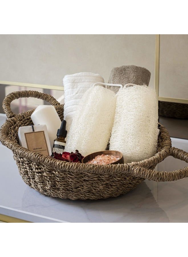 FAAY 4 Pcs Premium Natural Exfoliating Loofah Sponge: 6" Eco-friendly Unbleached Luffa Body Scrubber Rejuvenating Your Skin for Men and Women. Paraben Free Bath Sponge, Shower Loofah - Image 4