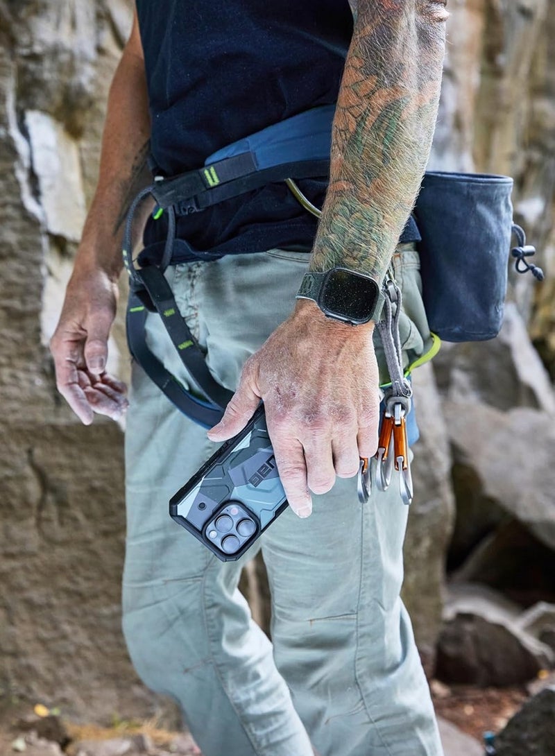 Urban Armor Gear UAG Pathfinder SE MagSafe for iPhone 16 PRO Case Cover [18 Feet Drop tested]  - Geo Camo  - Image 3