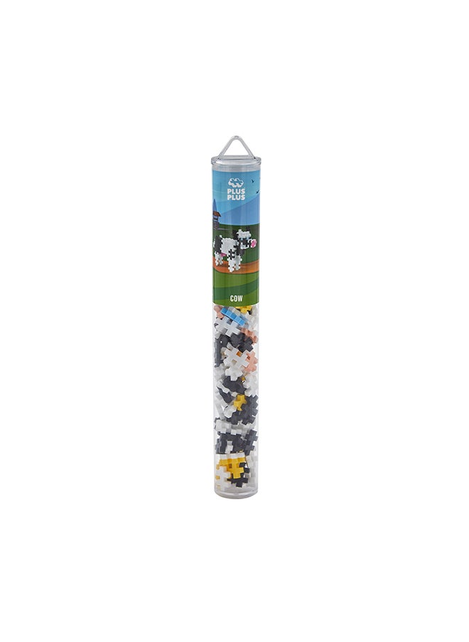 Plus-Plus Cow 100 Pcs Tube Building Bricks, Mixed, Standard  - Image 2