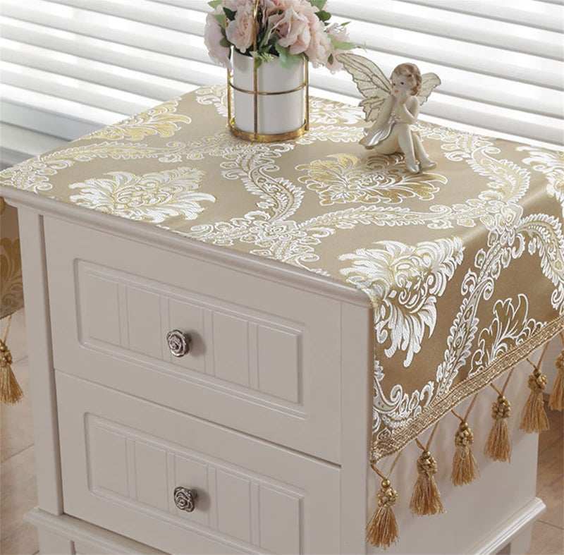 Utobanh Simple Bedside Table Dust Cover Cover Cloth Towel Cushion Fabric Modern Universal Bedroom Cabinet Tablecloth Cushion Cloth