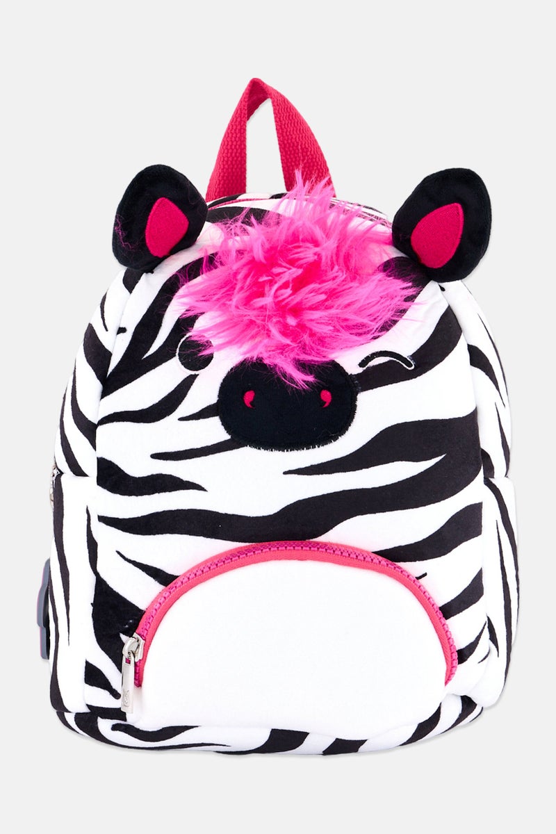 Squishmallows Kids Girl Tracey Plush Mini Backpack 25 H x 22 L x 11 W cm, White - Image 1