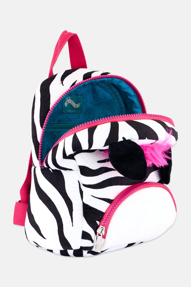 Squishmallows Kids Girl Tracey Plush Mini Backpack 25 H x 22 L x 11 W cm, White - Image 3