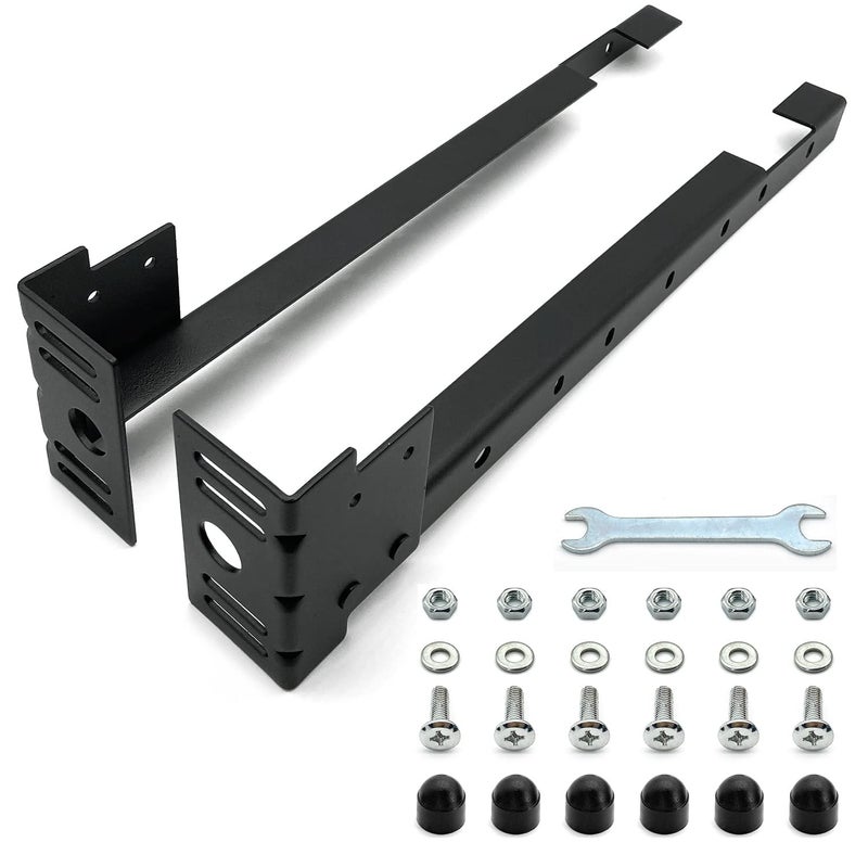 appacare Bed Frame Footboard Extension Brackets Set Attachment Kit - Fit for Twin, Full, Queen, or King Size Beds - Image 1