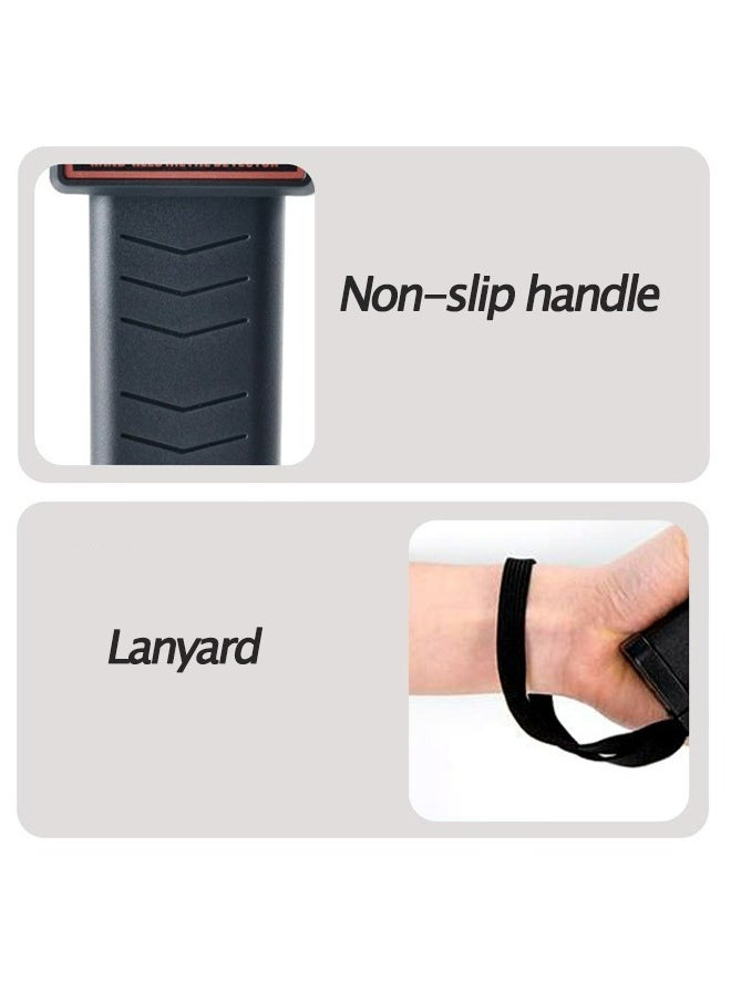 Gasin - Handheld Metal Detector Inspection Device For Railway Station And Airport Security Checks Black - Image 1