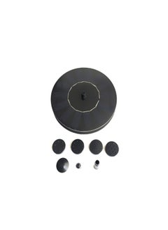 NIBEMINENT Solar Water Pump Round Small Pond Black  - Image 2