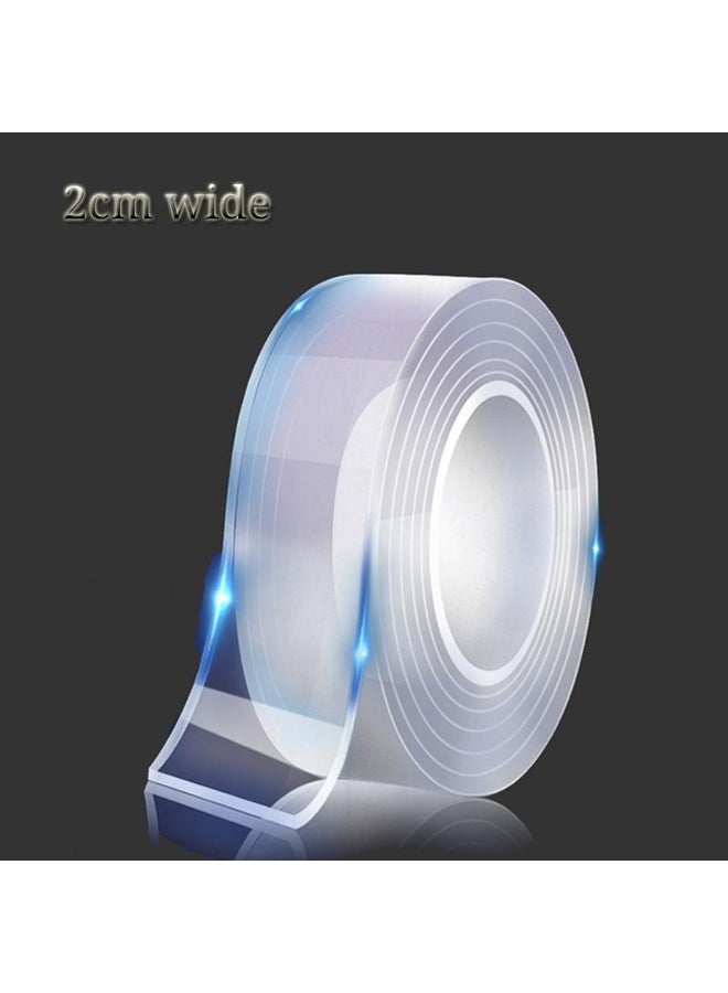 Super adhesive transparent tape for kitchen, bathroom, kitchen, waterproof transparent adhesive, household universal Double-sided tape, reusable  - Image 1