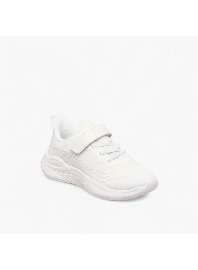 كابا Girls' Logo Print Sport Shoes with Hook and Loop Closure