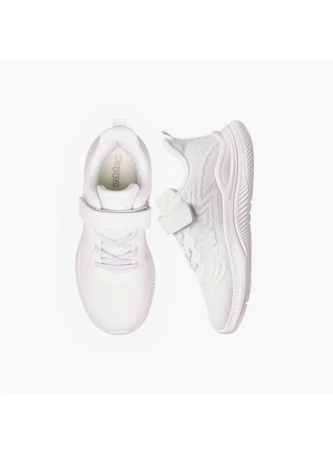 كابا Girls' Logo Print Sport Shoes with Hook and Loop Closure