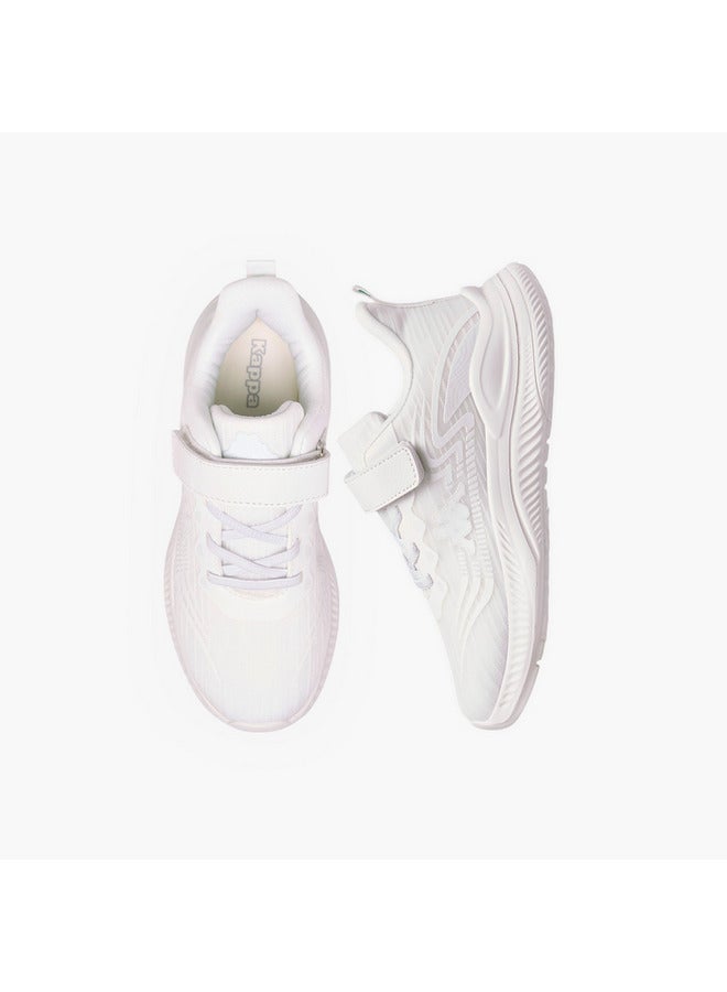 كابا حذاء رياضي بطبعة شعار للبنات مع إغلاق بشريط لاصق - Image 3