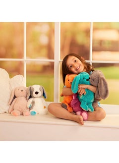 B. Toys Softieshappy Hues Cottontail Cutie Teal Bunny 12" Plushsuper Soft Stuffed Animal Washable Rabbit Toy For Babies Toddlers Kids 0 Months +  - Image 3