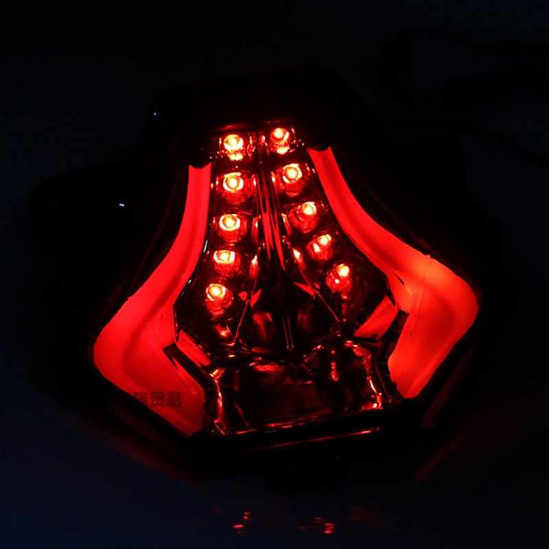 Generic R25 R3 MT03 MT07 modified LED rear tail light assembly motorcycle retro turn signal rear brake light Crane red light 